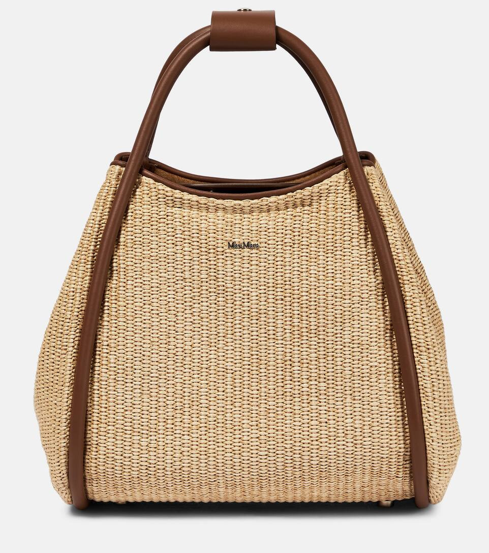 Marine raffia-effect tote bag | Mytheresa (US/CA)