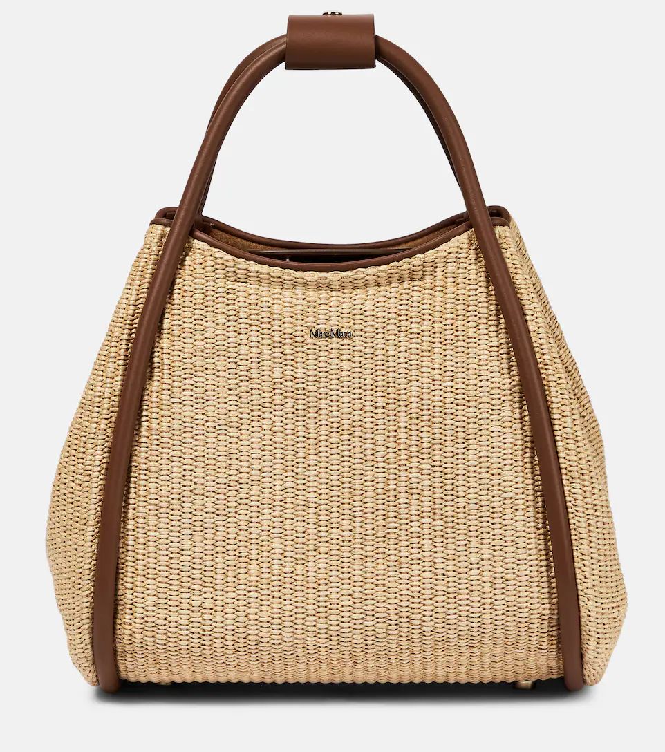 Marine raffia-effect tote bag | Mytheresa (US/CA)