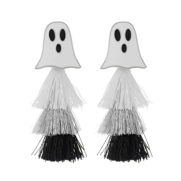 Way To Celebrate Halloween Skeleton Tassel Earrings - Walmart.com | Walmart (US)