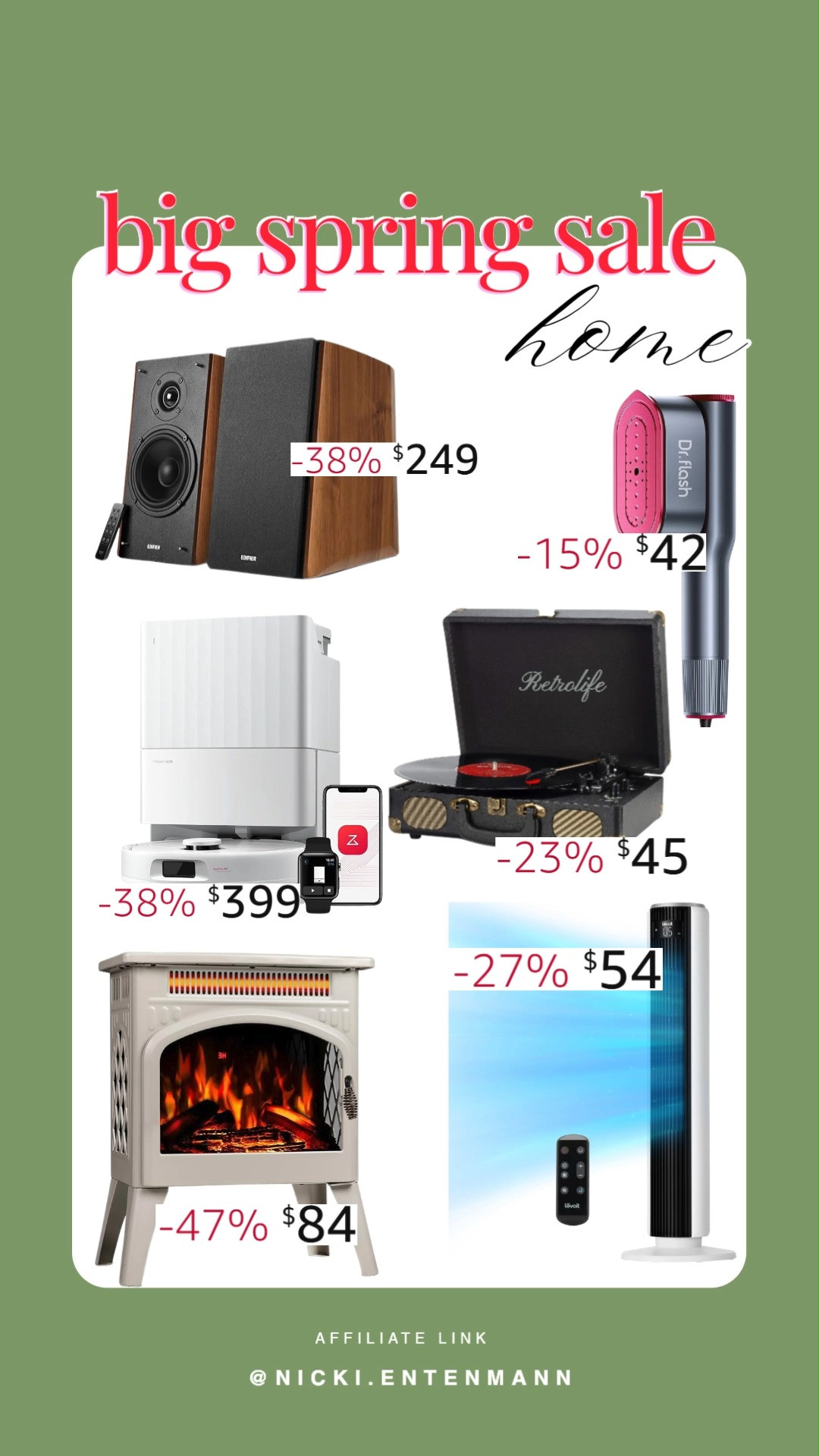 Looking to upgrade your home this spring? Check out these amazing deals! From cozy fireplaces to tech gadgets, these picks will elevate your space. 
#HomeUpgrade #SpringSale #AmazonFinds #SmartHome #LivingRoomIdeas 

 #LTKdayinmylife #LTKHome #LTKSaleAlert
