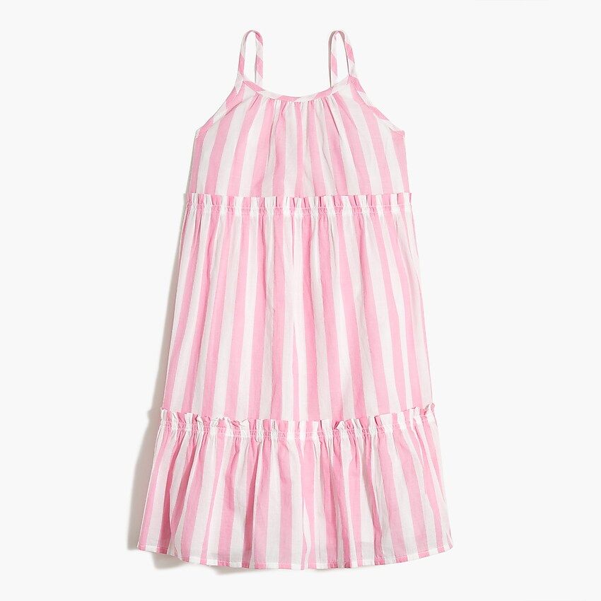 Girls' sleeveless striped cover-up tunic | J.Crew Factory