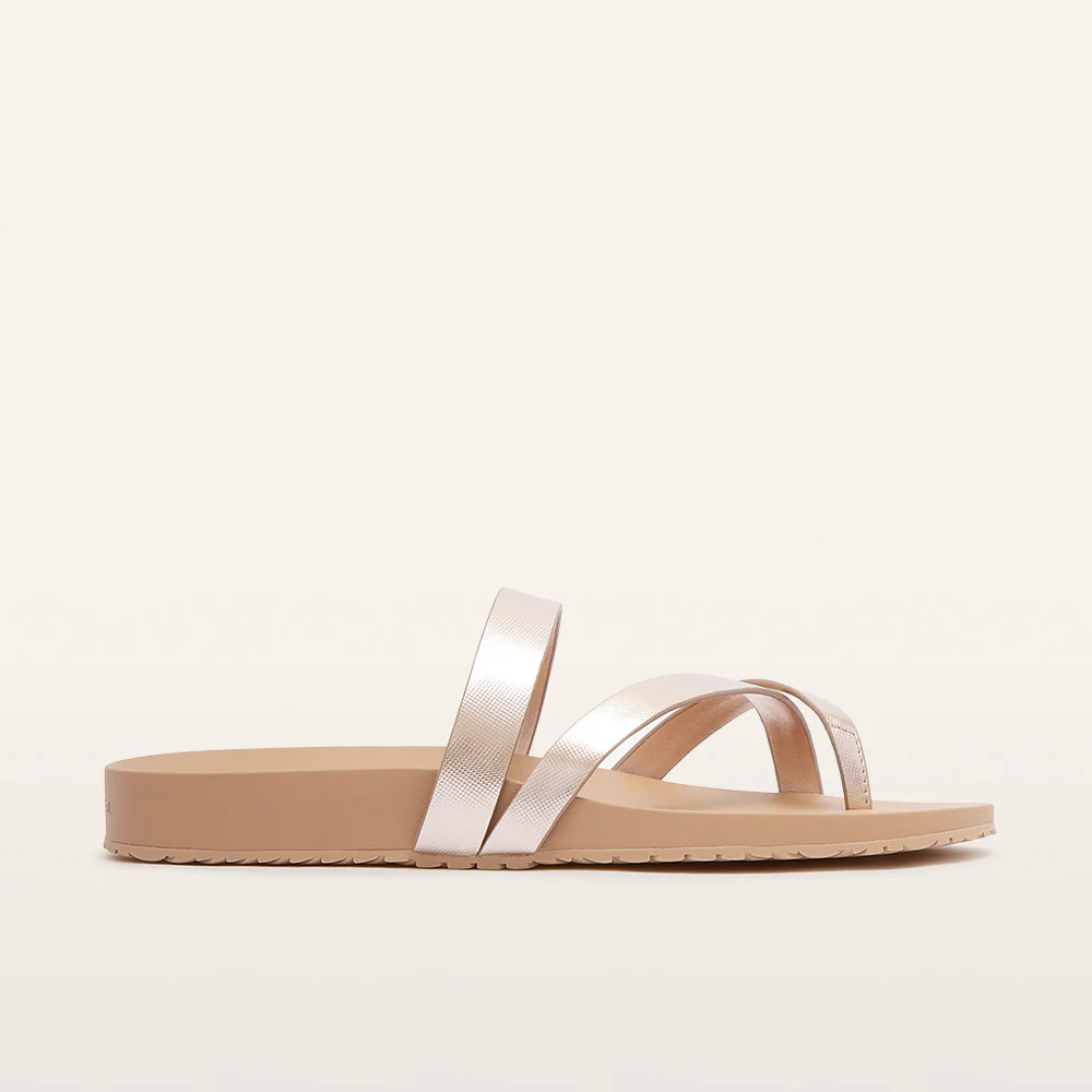 Isla Rose Gold Slides | FRANKIE4 | FRANKIE4