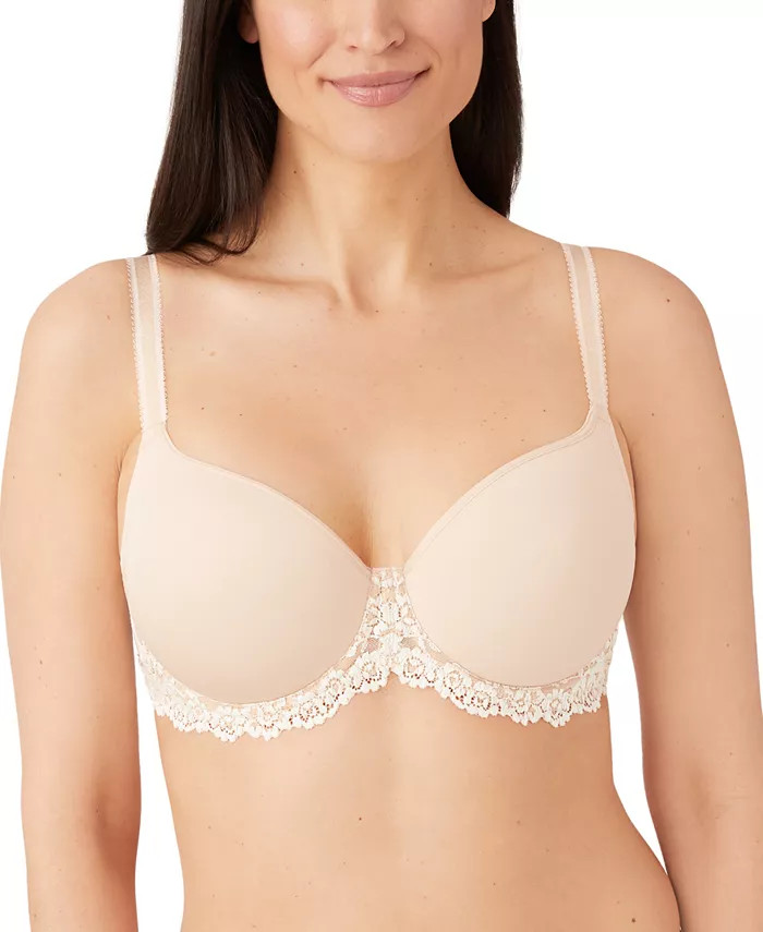 Wacoal Embrace Lace Contour Bra 853191 - Macy's | Macy's