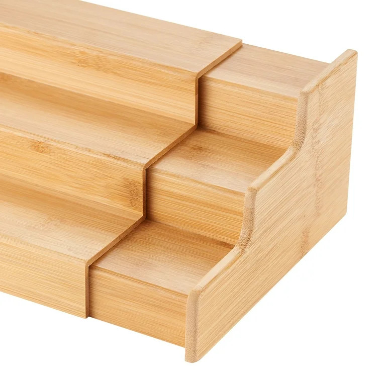 Better Homes & Gardens Bamboo Expandable Spice Rack - Walmart.com | Walmart (US)