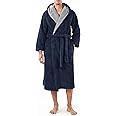 DAVID ARCHY Men's Hooded Robe Soft Coral Fleece Microfiber Bathrobe | Amazon (US)