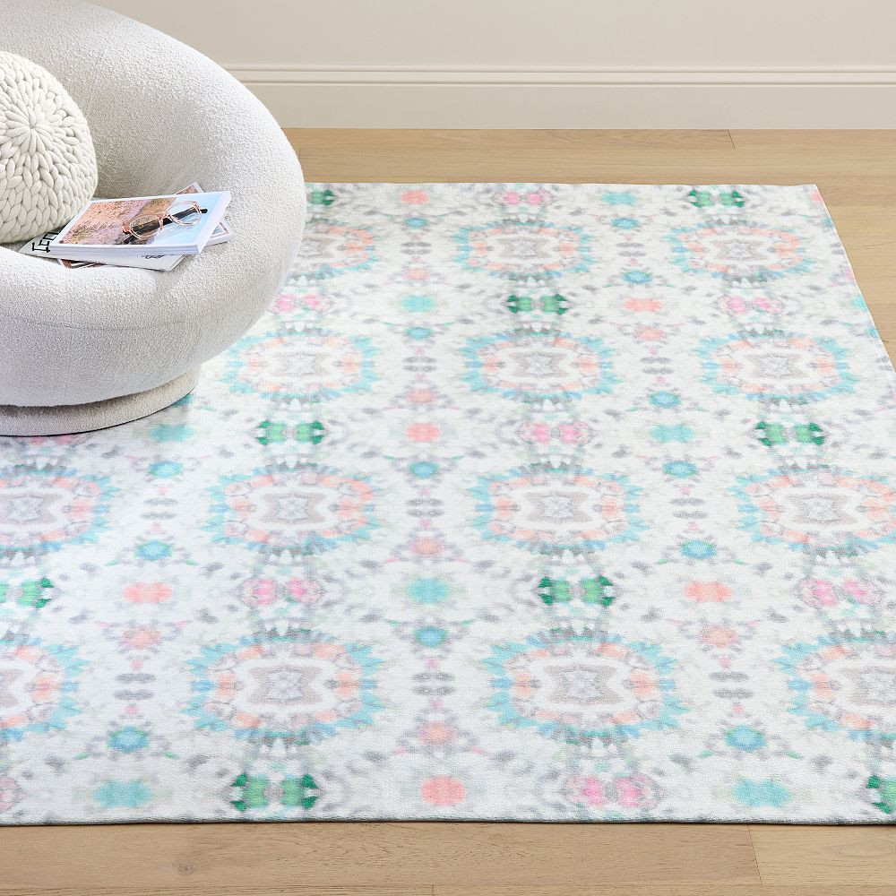 Kendra Scott Gem Mosaic Washable Rug | Pottery Barn Teen