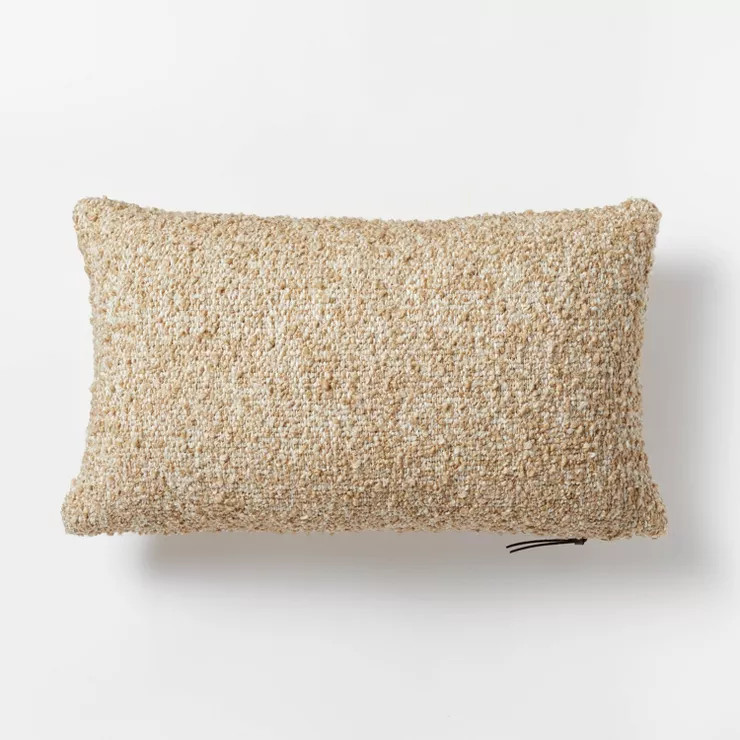 Textured Boucle Throw Pillow with Exposed Zipper - Threshold™ designed with Studio McGee | Target