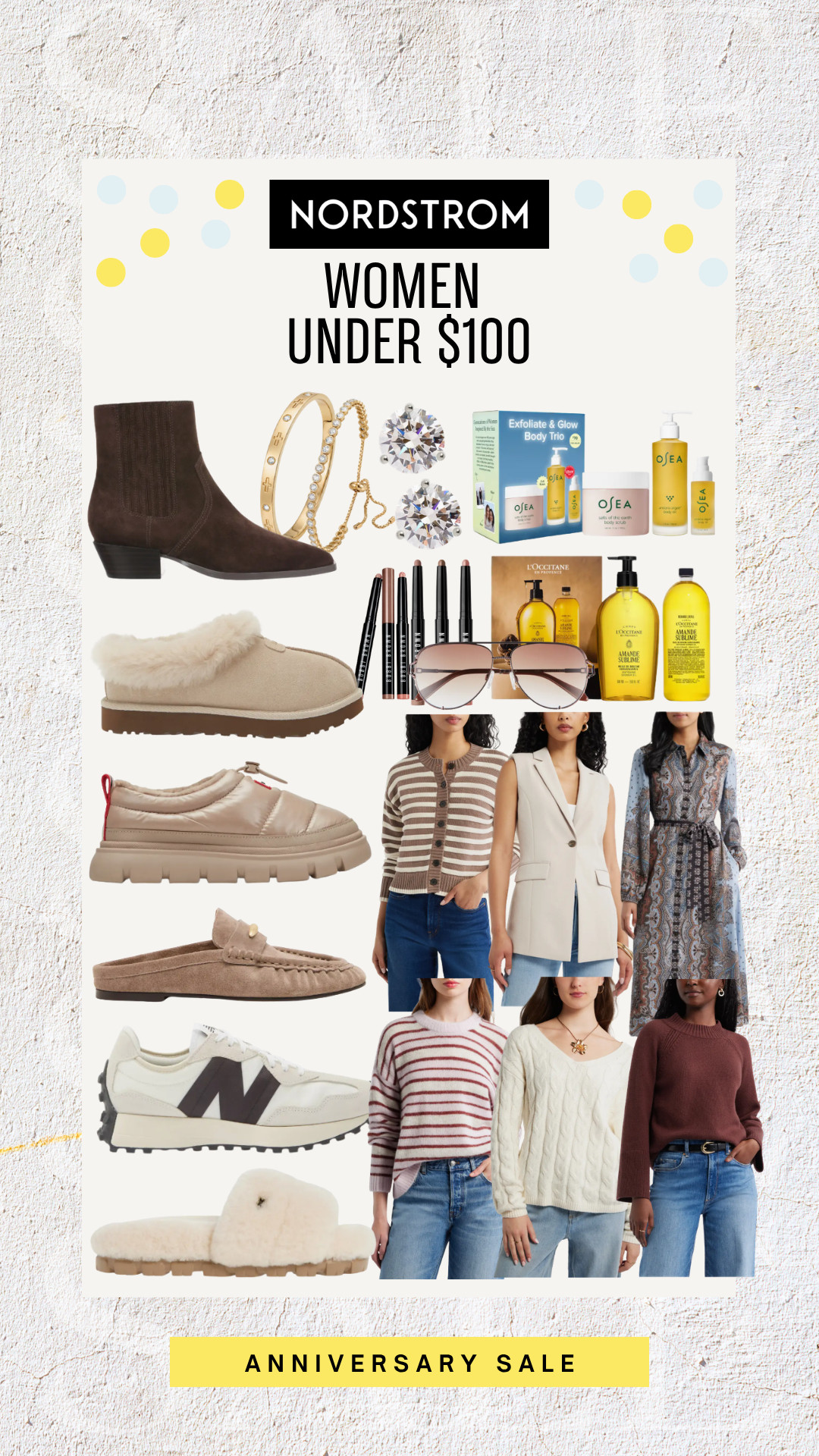Affordable Nordstrom finds that look anything but budget. From cozy sweaters and fall shoes to beauty favorites and everyday accessories, every pick is under $100 during the Anniversary Sale.

Nordstrom Anniversary Sale, women under $100, affordable fashion, fall fashion, Nordstrom deals, beauty favorites, cozy sweaters, fall shoes, everyday style, wardrobe essentials, sweaters

#LTKSaleAlert