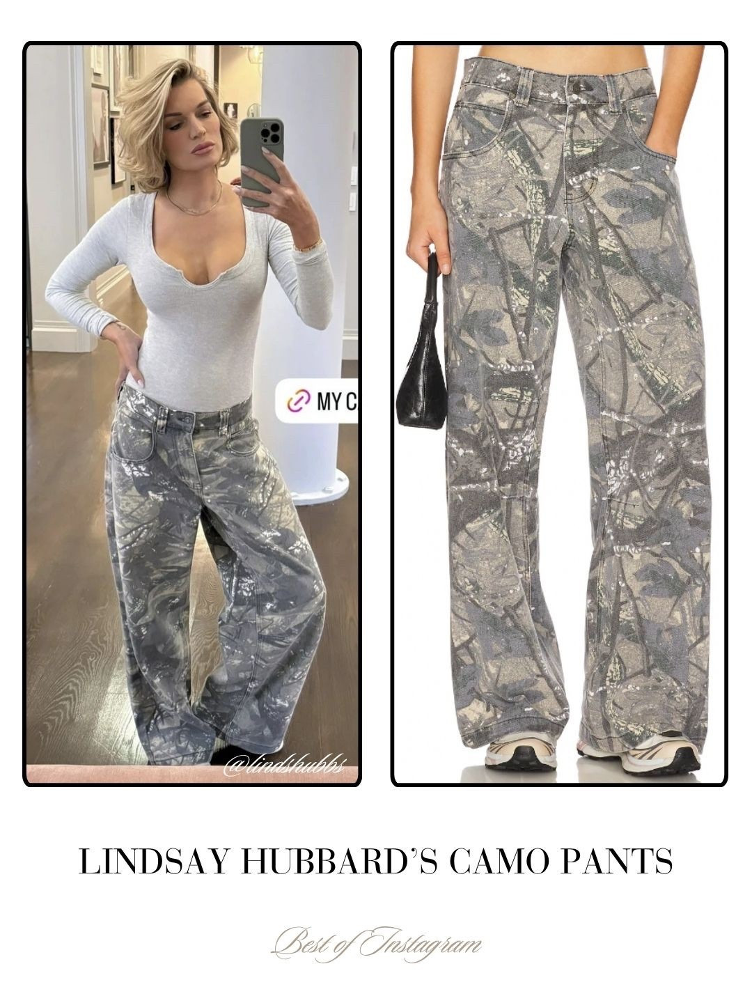 Lindsay Hubbard’s Camo Pants 📸 + ID = @lindshubbs 