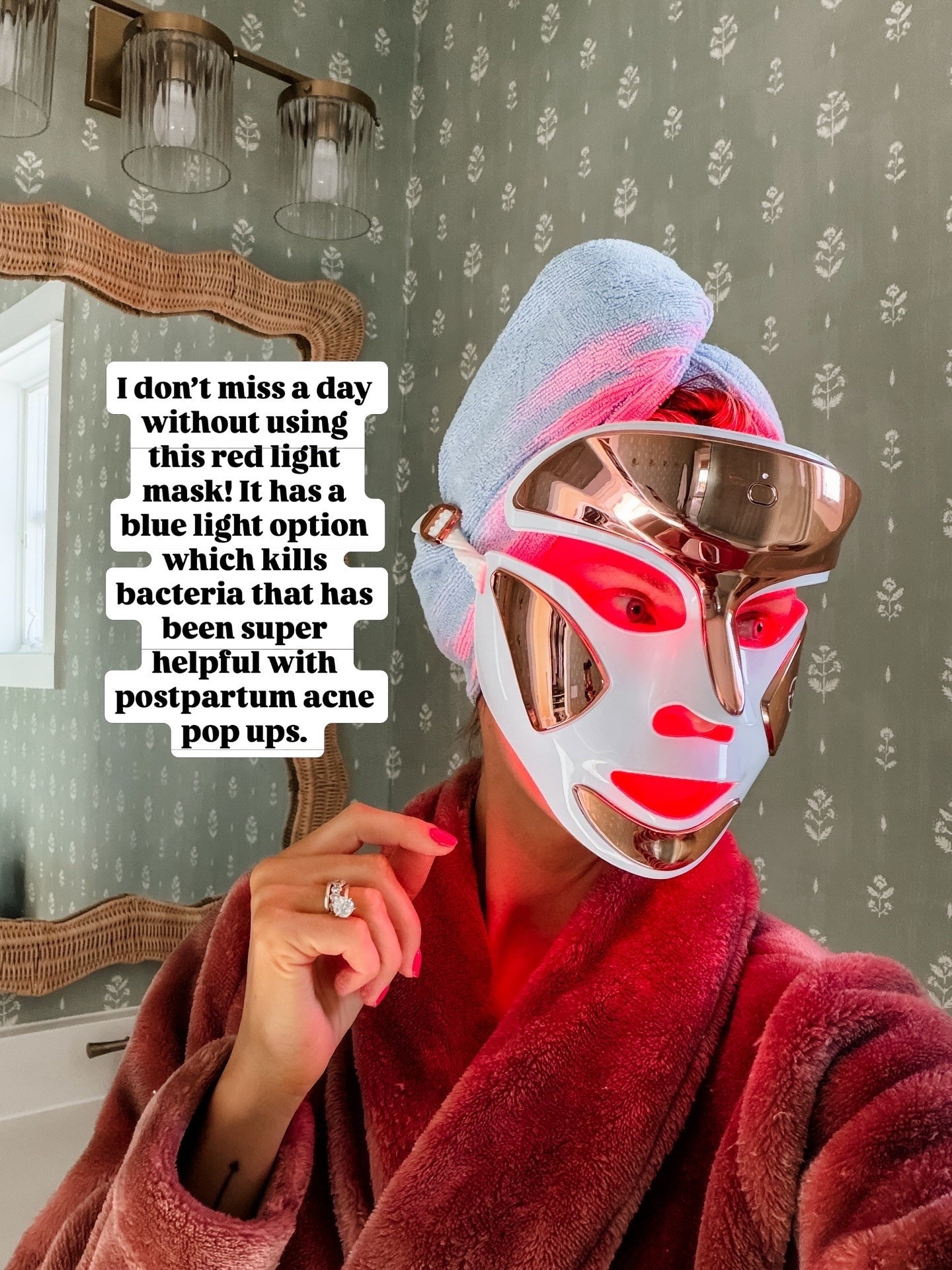 This red light mask! 👏🏼 I have been using this twice a day! It’s currently on sale right now! It has so many benefits, and I’ve truly noticed a difference in my skin!

Loverly Grey, red light mask, beauty, skincare 

#LTKSaleAlert #LTKBeauty
