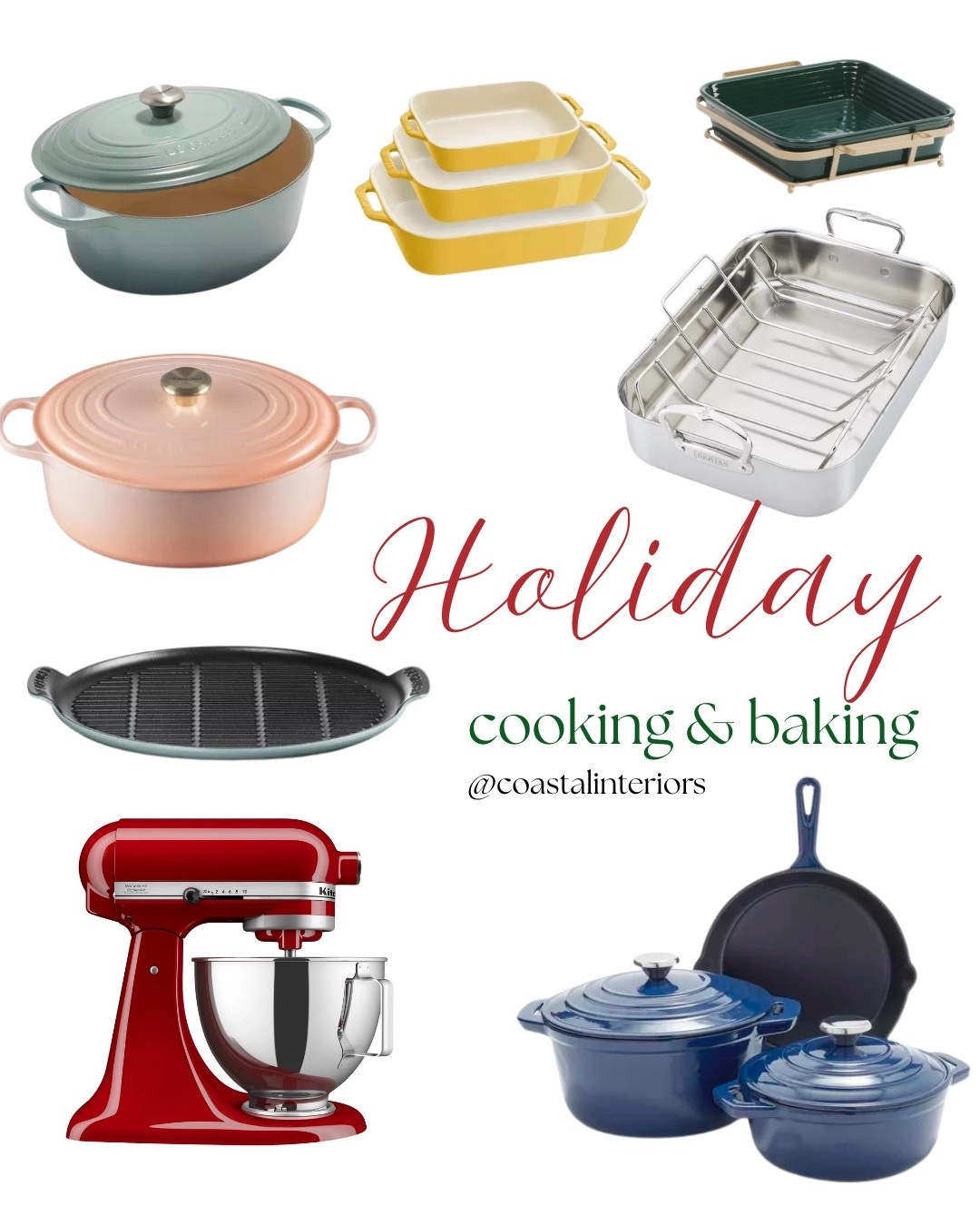 Holiday cooking and baking pans, mixer, cast iron, Dutch oven 

#LTKHome #LTKGiftGuide #LTKHoliday