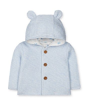 blue knitted cardigan | Mothercare (UK)