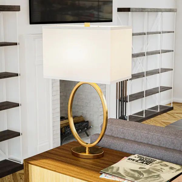 Halo Gold Plated Finish Table Lamp | Bed Bath & Beyond