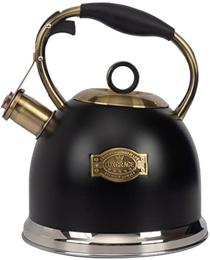 Tea Kettle -3.0 Quart Tea Kettles Stovetop Whistling Teapot Stainless Steel Tea Pots for Stove To... | Amazon (US)