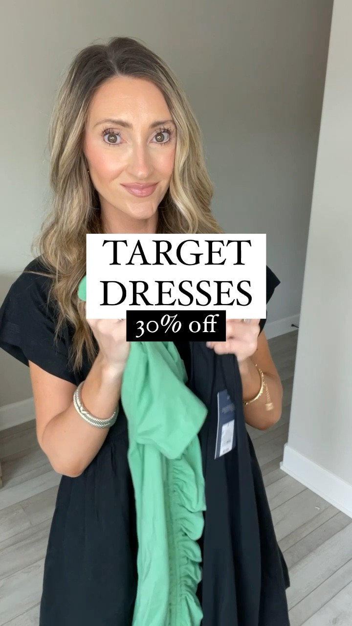 Target dresses 30% off. Spring dresses. Spring dress. Casual dress. More colors. Mom style. Size small

#LTKunder50 #LTKFind #LTKsalealert