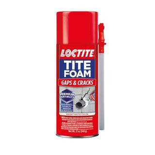 TITE FOAM Gaps and Cracks Spray Foam, Bright White, 12 oz. Can, Insulating Spray Foam Sealant | The Home Depot