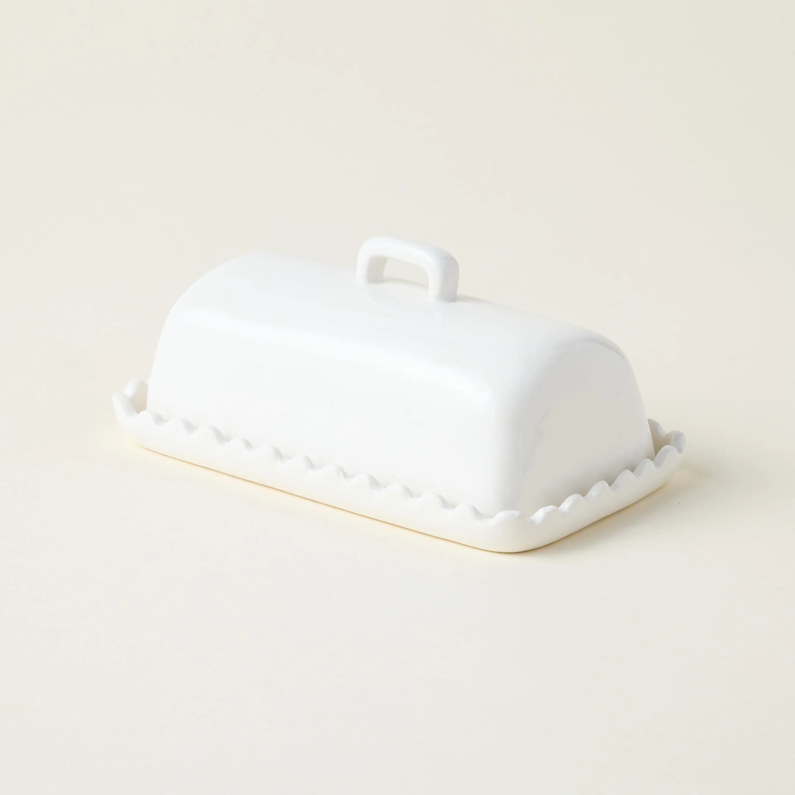 Scalloped Butter Dish | Kate Marker Home