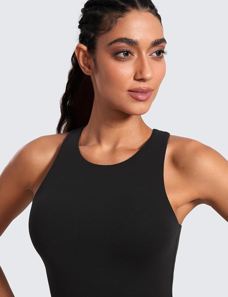 CRZ YOGA Butterluxe High Neck Tank Tops | Amazon (US)