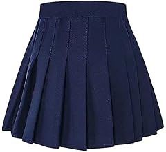 BINPAW Girls Women Pleated Skirt School Uniform Mini Tennis Skirts | Amazon (US)