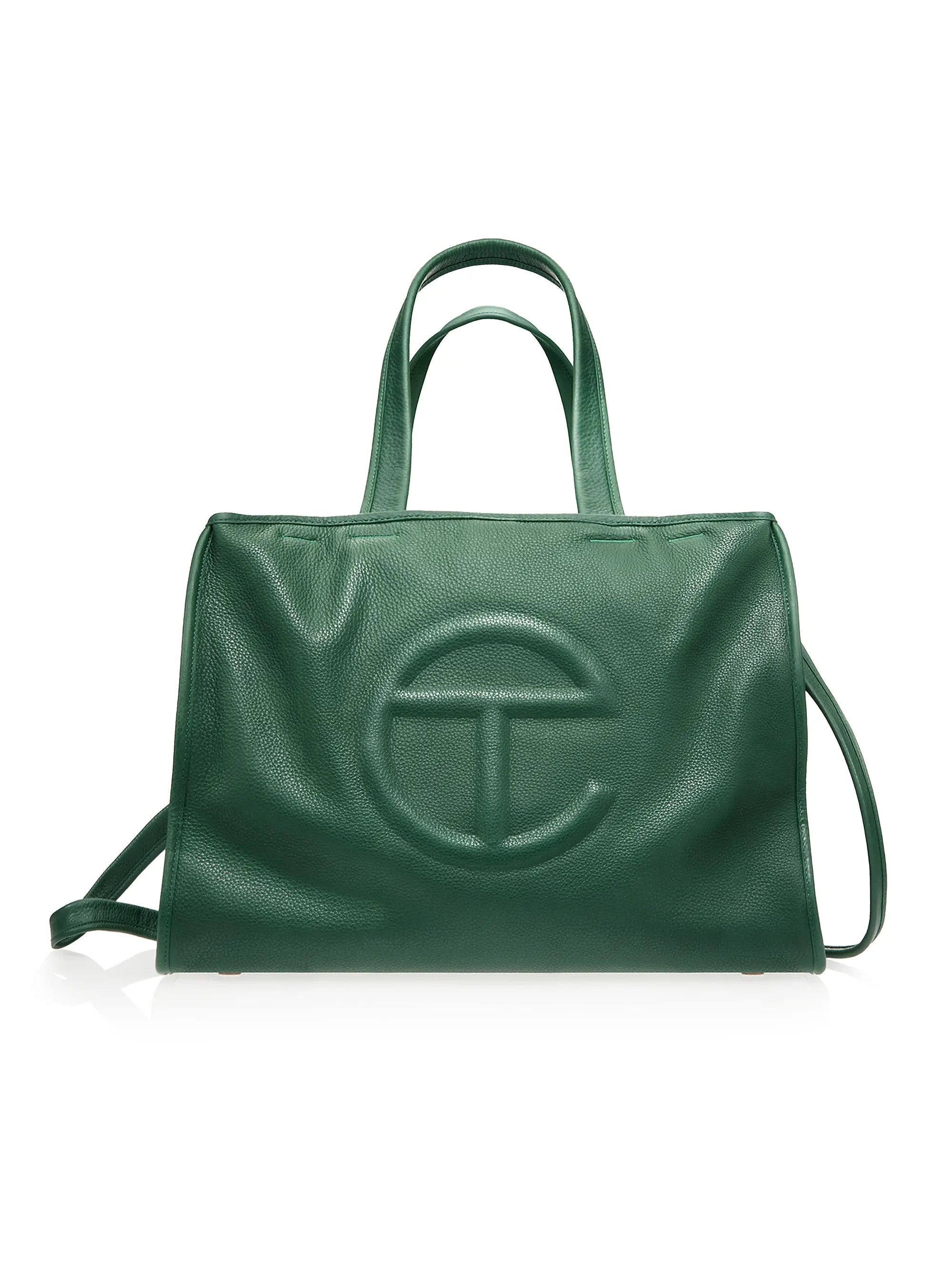 Medium Carry Logo Leather Bag | Saks Fifth Avenue