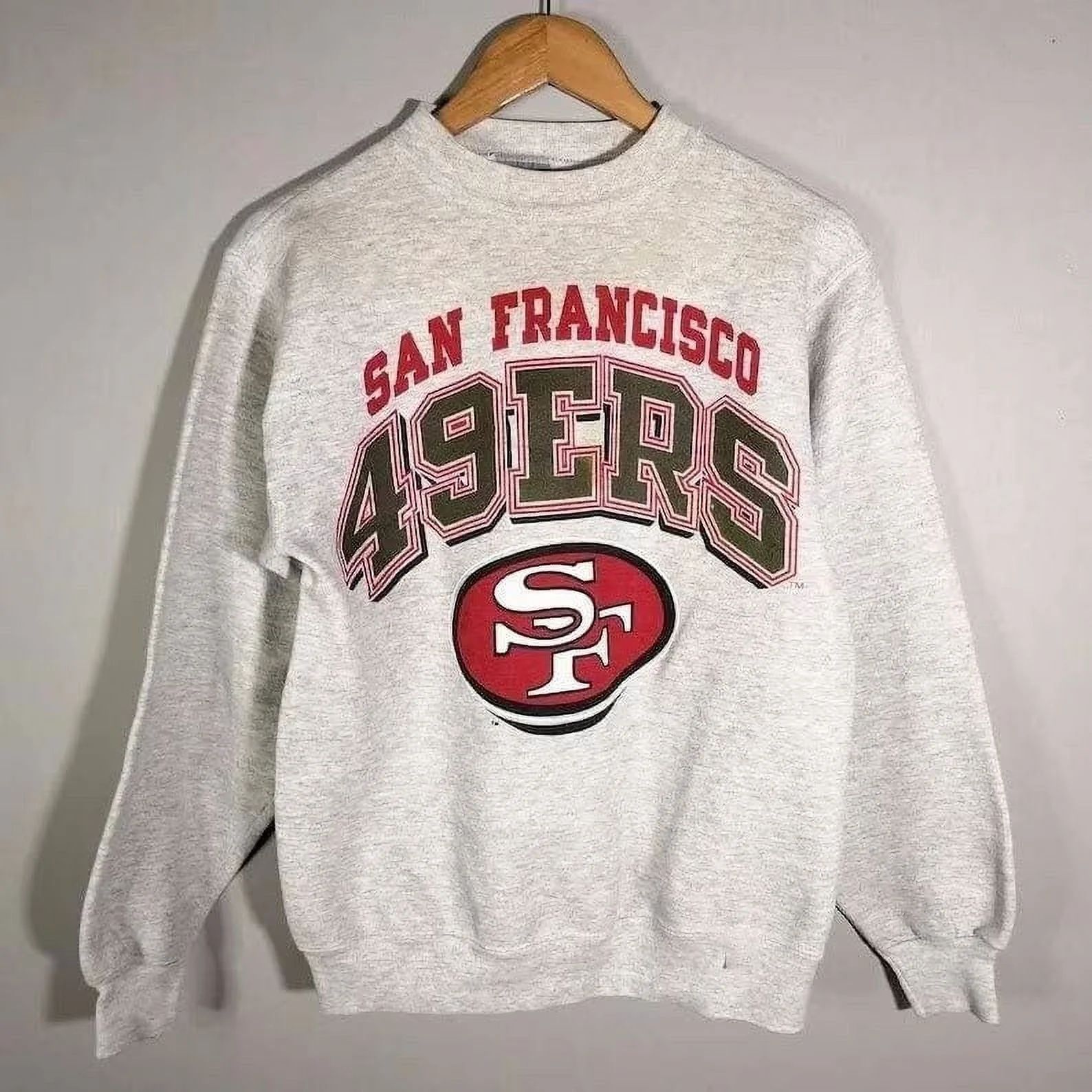 San Francisco Football Crewneck, San Francisco Football Sweatshirt, The Niners, SF Football Shirt... | Walmart (US)