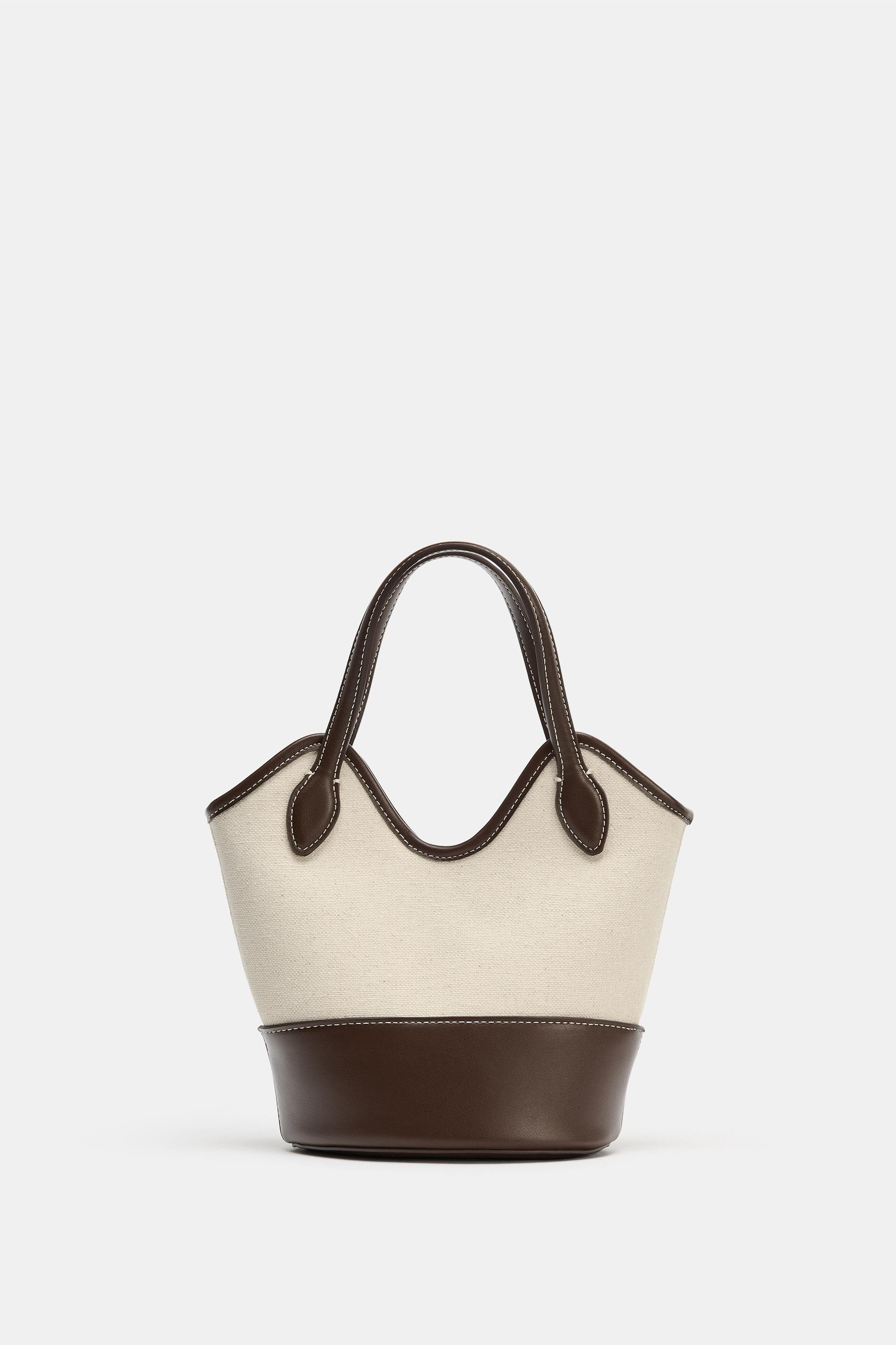 COMBINATION CANVAS BAG | Zara US