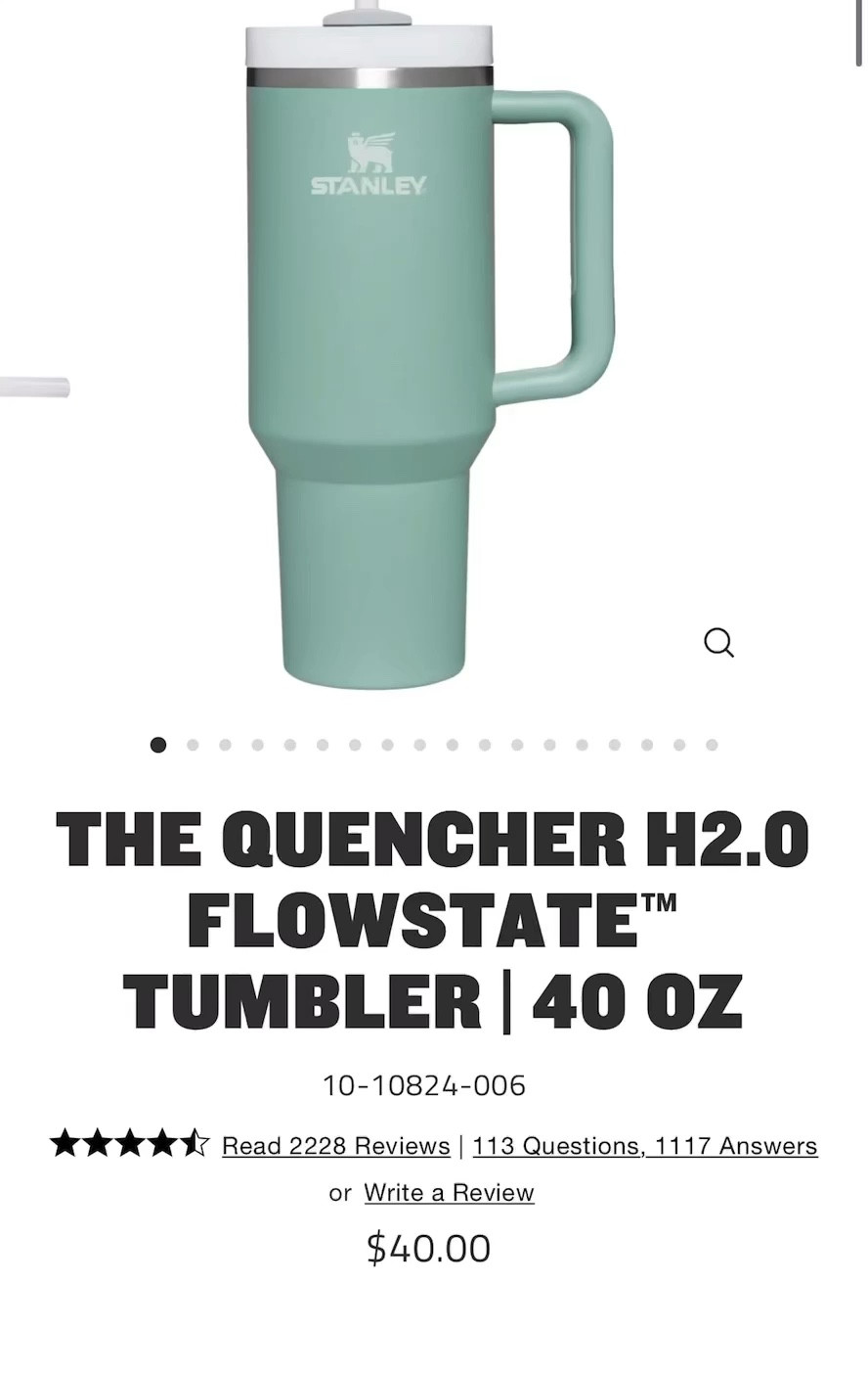 BACK IN STOCK. I need one in every single color. 
The quencher fits in most car cup holders- I LOVE mine, and am grabbing another to Cricut my name onto! ❤️ 

#LTKtravel #LTKfit #LTKGiftGuide