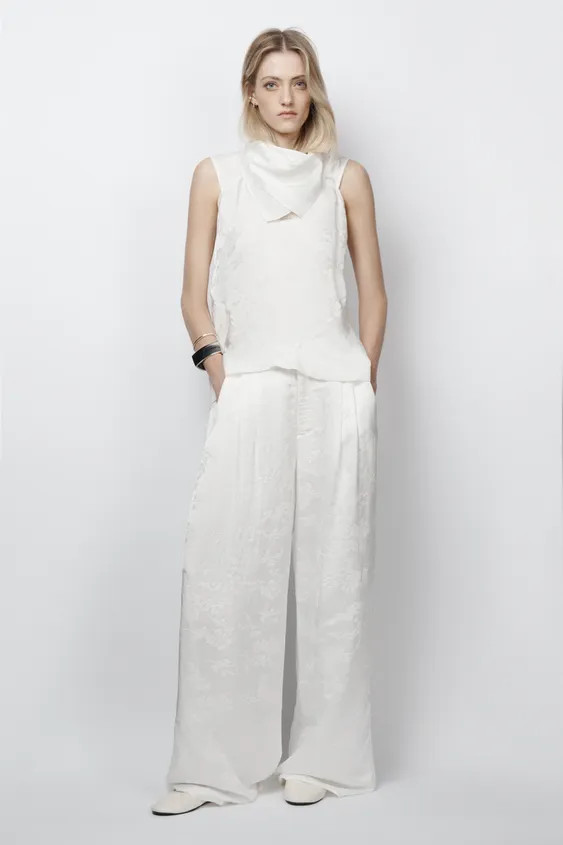 ZW COLLECTION LIMITED EDITION JACQUARD TOP | Zara US