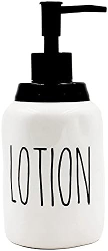 Ceramic Liquid Soap Dispenser, Modern Farmhouse Style Kitchen Counter Décor, Ideal for Kitchen Dish  | Amazon (US)