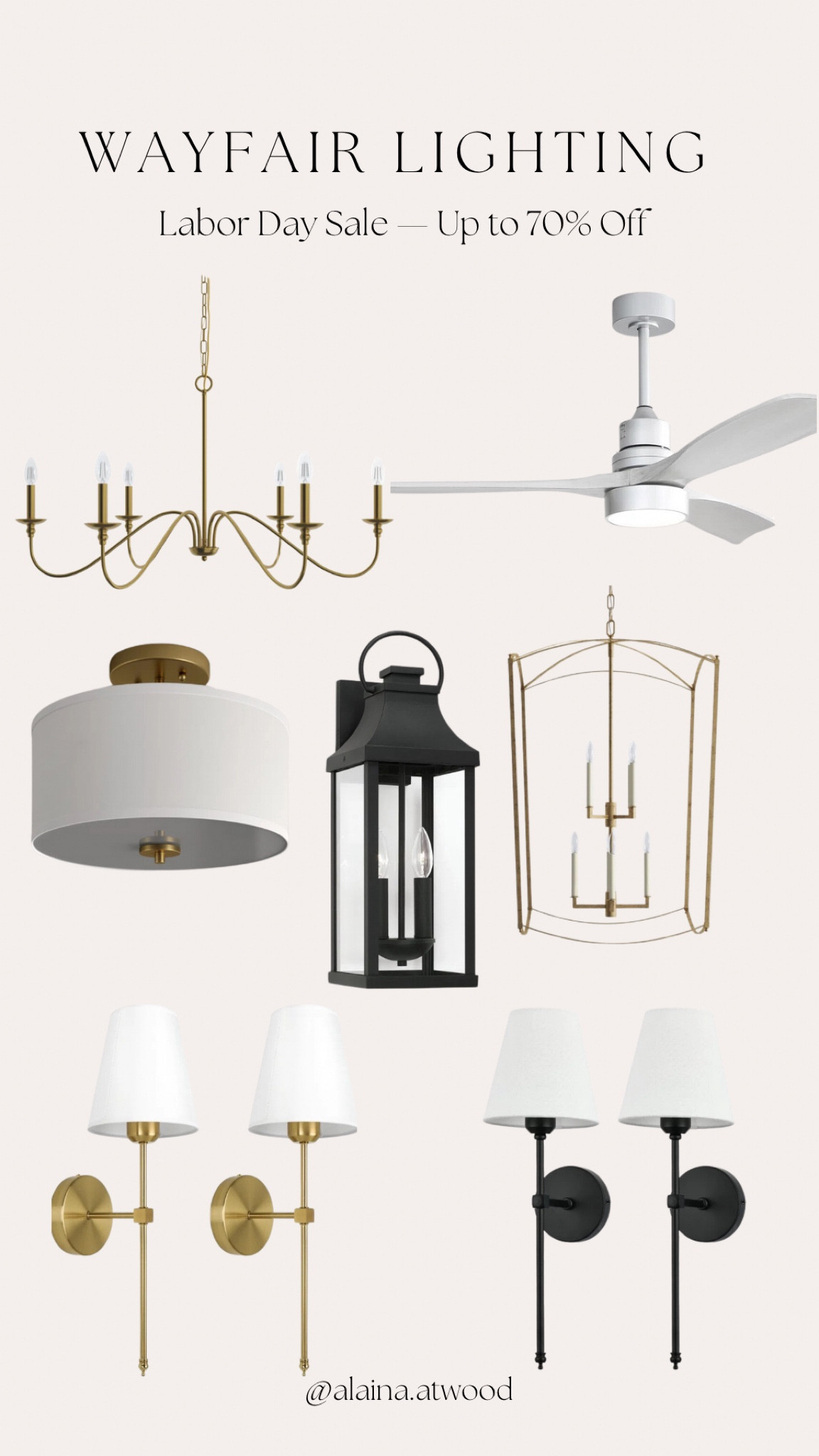 Shop Wayfair’s Labor Day Sales! Here are my picks for lighting!

wayfair, sale, 70% off, chandelier, ceiling fan, pendant light, lantern lights, sconce lighting, home decor, home appliances, interior design 

#LTKHome #LTKSaleAlert