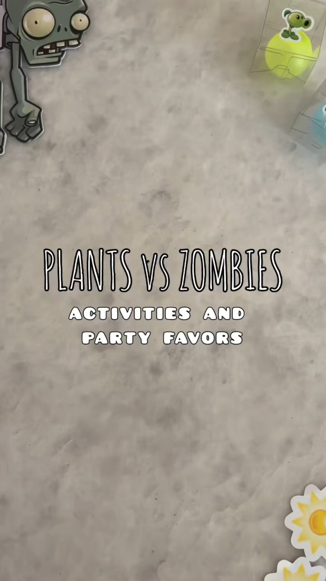 Greetings, neighbor 🌱🥳 one of my favorite things to when planning a party is think up unique favors! Hunter’s Plants vs Zombies 2 birthday party was a tough one but I think they came out pretty good!

I usually include something personalized but this year decided to do two crafts that the kids could personalize themselves and then take home. We went with a build-your-own game board and a trip to the Zen Garden to paint your own sunflower pot - sunflower seeds included! 🪴 After they finished their pots, I filled them with a sticky, squishy peashooter pea and the sunflower seeds to grab at the end of the party. They also got to choose one building bricks zombie 🧟‍♂️ even the little littles took something home.. their very own peapod teether! 🫛 

Hunter had so much fun celebrating and we can’t send enough thanks to everybody who braved the storm to help us defend the birthday lawn! 🌻☀️

Comment PLANTS and I’ll DM you a link to shop PvZ party supplies! 🧠 #plantsvszombiesparty #plantsvszombies #pvzbirthday #sixthbirthday