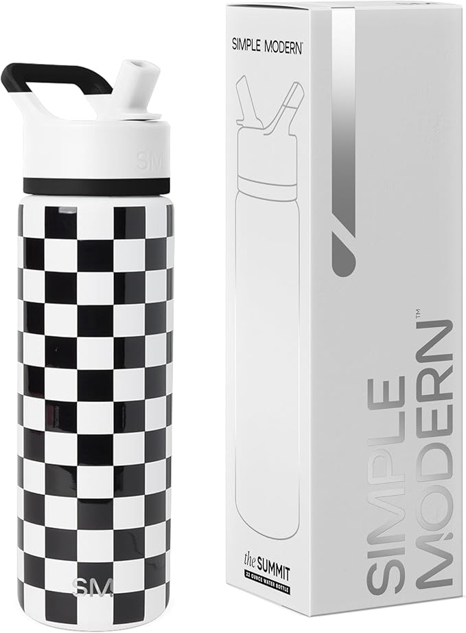 Simple Modern Kids Water Bottle with Straw Lid | Vacuum Insulated Stainless Steel Metal | Reusabl... | Amazon (US)