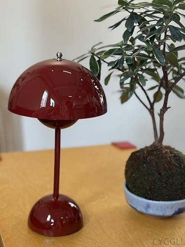 Flowerpot Lamp Modern Flower Bud 12" Cordless Touch Dimmable 2600mAh Rechargeable Nordic Minimali... | Amazon (US)