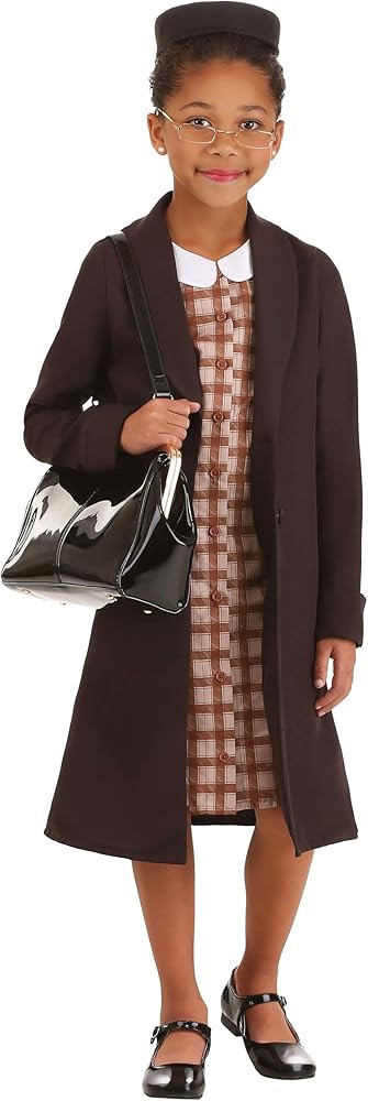 Kids Rosa Parks Costume for Girls, Historical Figure Halloween Costume, Civil Rights Era Activist... | Amazon (US)