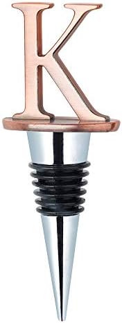 Wine Stoppers - Stainless Steel Letters Wine Stopper, Silicone Reusable Wine and Beverage Bottle ... | Amazon (US)
