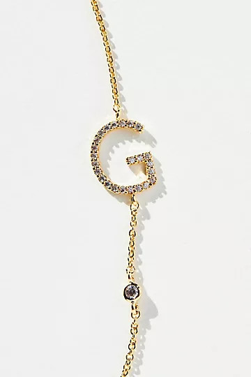 Delicate Monogram Necklace | Anthropologie (US)