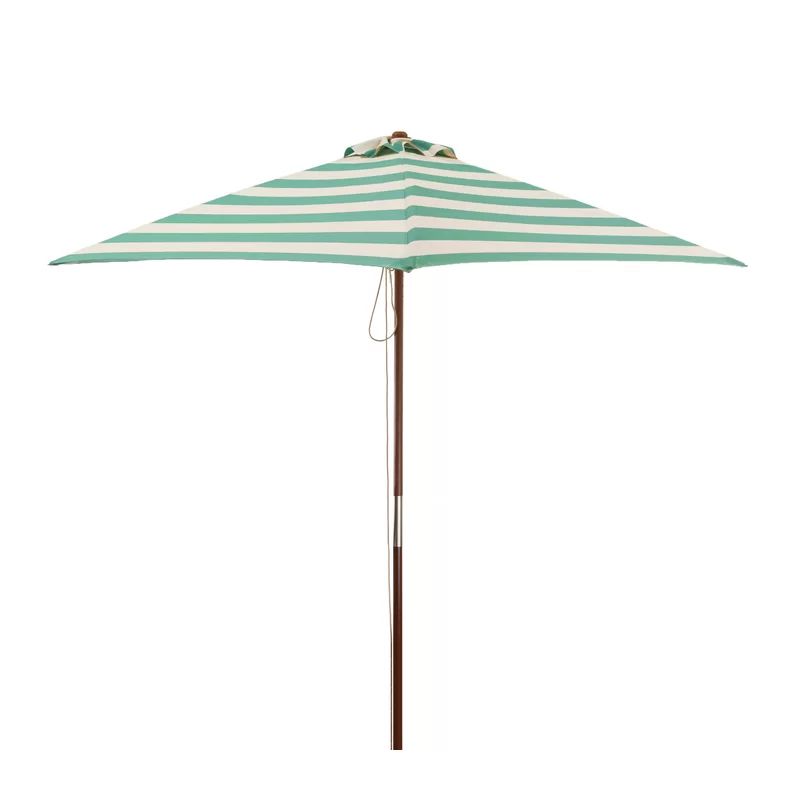 Classic Wood 6.5' Square Patio Market Umbrella | Wayfair North America