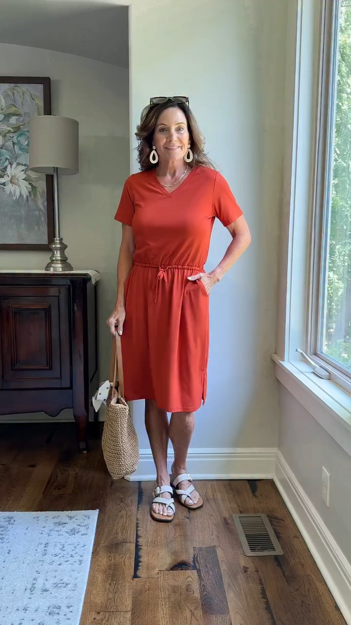 Summer in Europe? These 2 dresses can take you from sightseeing to dinner without changing—or add a few accessories and jacket or cardigan for a polished look. 

Both are travel friendly and don’t wrinkle easily, lightweight to help beat the heat, and so comfortable to wear. 

#traveldress #summerdress #knitdress