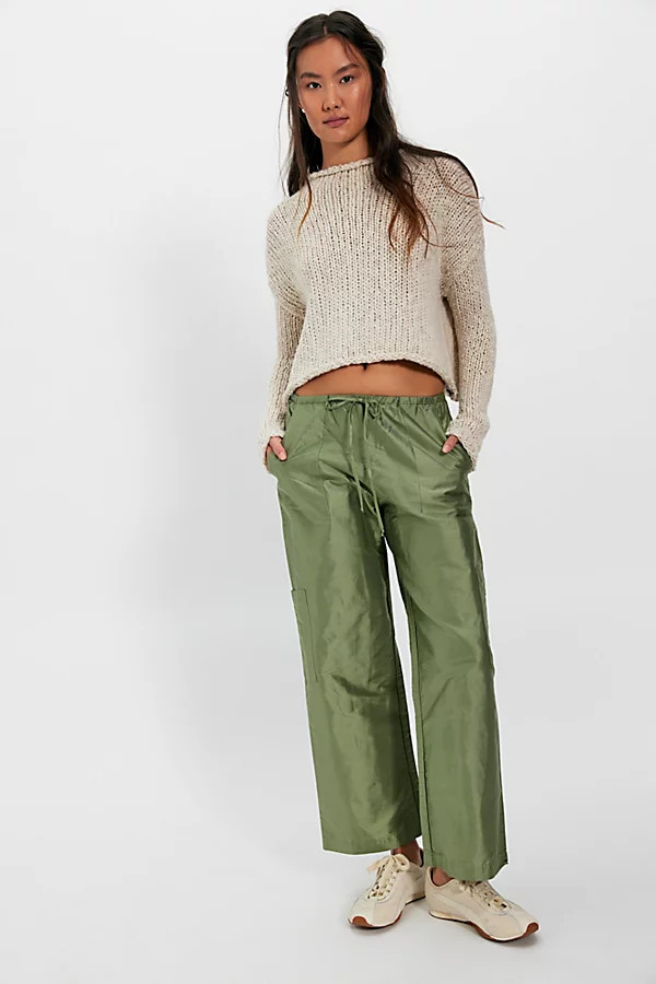 DONNI. The Taffeta Drawstring Cargo Pants | Free People (Global - UK&FR Excluded)