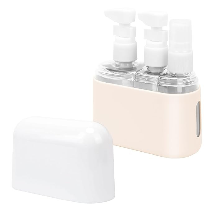 Skycase Travel Bottles - Leak Proof Refillable Tsa Approved Travel Size Toiletries, 3 in 1 Liquid... | Amazon (US)