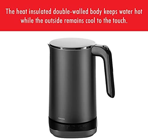 Zwilling Enfinigy Cool Touch Electric Kettle Pro, 6 Preset Programs for Tea, Coffee, Baby Food Warme | Amazon (US)