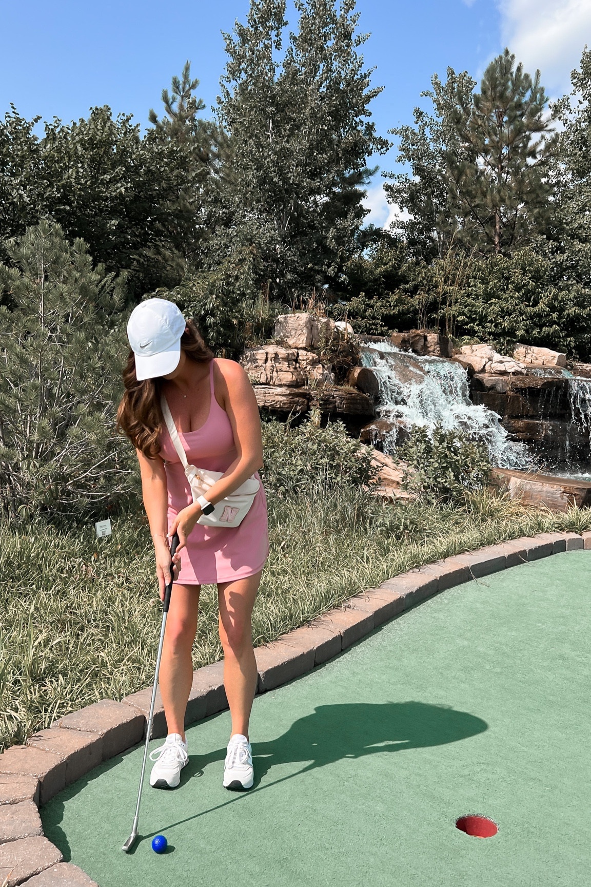 Summer Mini golf date outfit, Barbie tennis dress, new balance shoes 

#LTKSeasonal #LTKunder50 #LTKstyletip