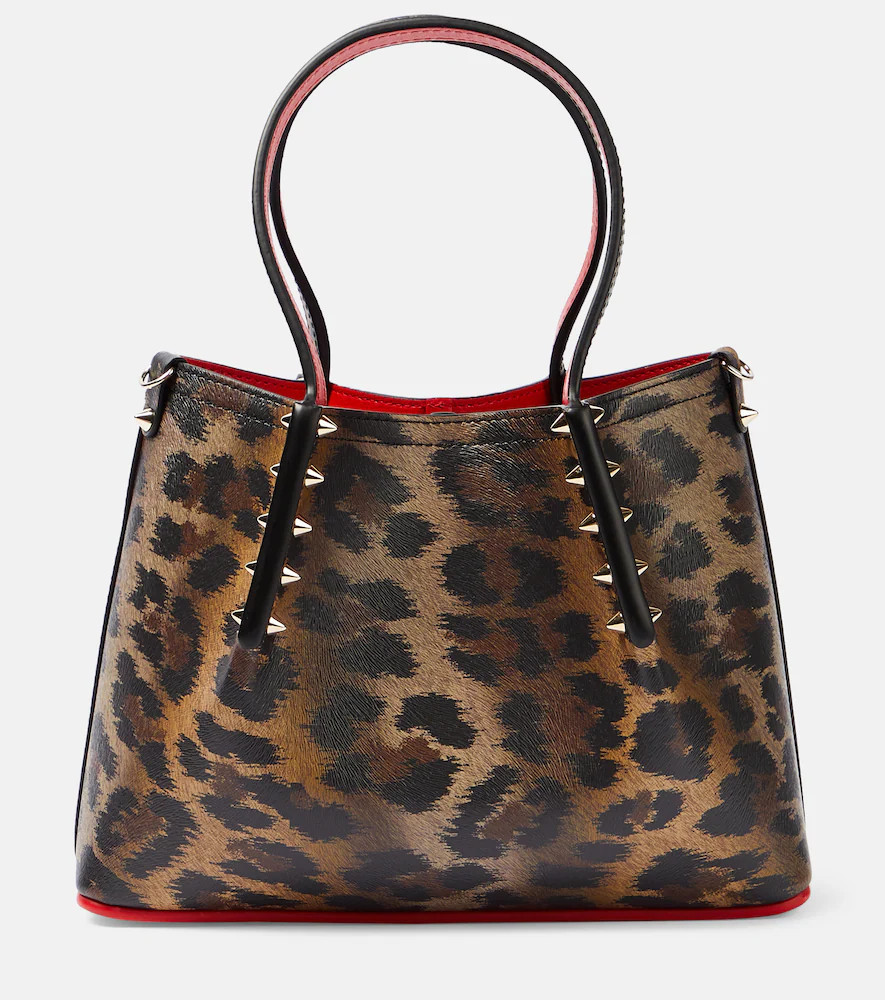 Christian Louboutin Cabarock Small leopard-print tote | Mytheresa (DACH)