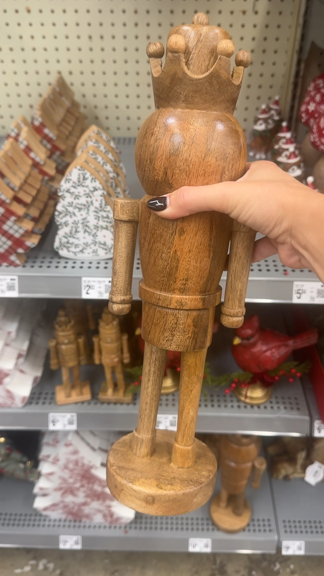 so many good Anthropologie christmas dupes at Walmart this year, I’m loving all the wood textures especially this nutcracker 

#LTKSeasonal #LTKFindsUnder50 #LTKHome