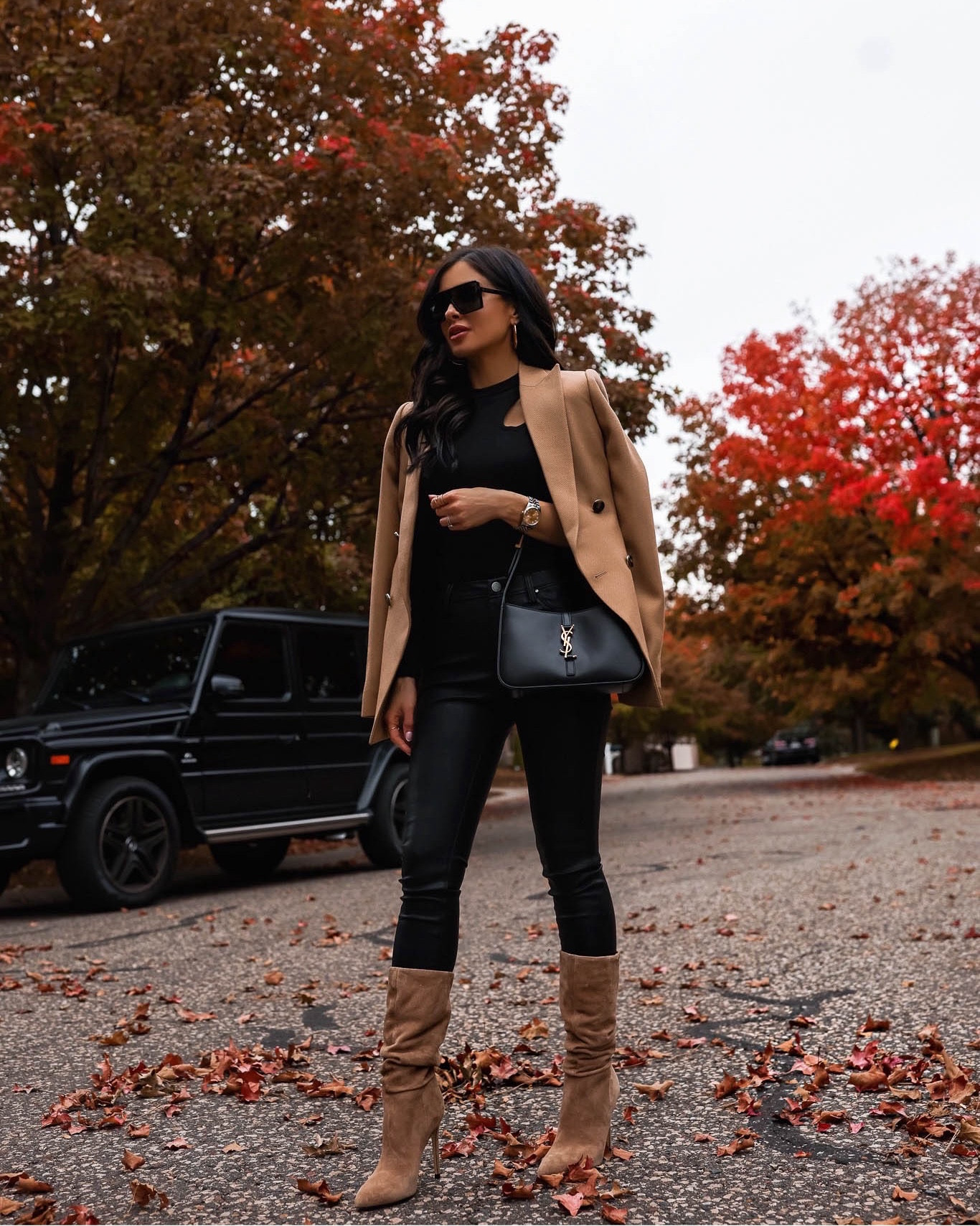 Fall outfit ideas
Reiss blazer on sale
Superdown cutout top
Shopbop faux leather pants 
Slouchy boots 



#LTKFindsUnder100 #LTKSaleAlert #LTKSeasonal
