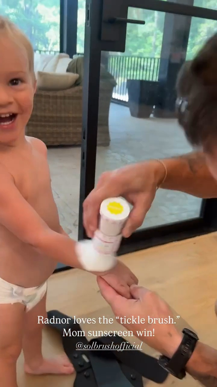 A summer mom win with this sunscreen! He loves the “tickle brush” - perfect for easy applying! 

#LTKFindsUnder100