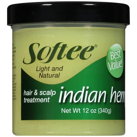 Softee Indian Hemp Light and Natural Hair & Scalp Treatment 12 oz | Walmart (US)