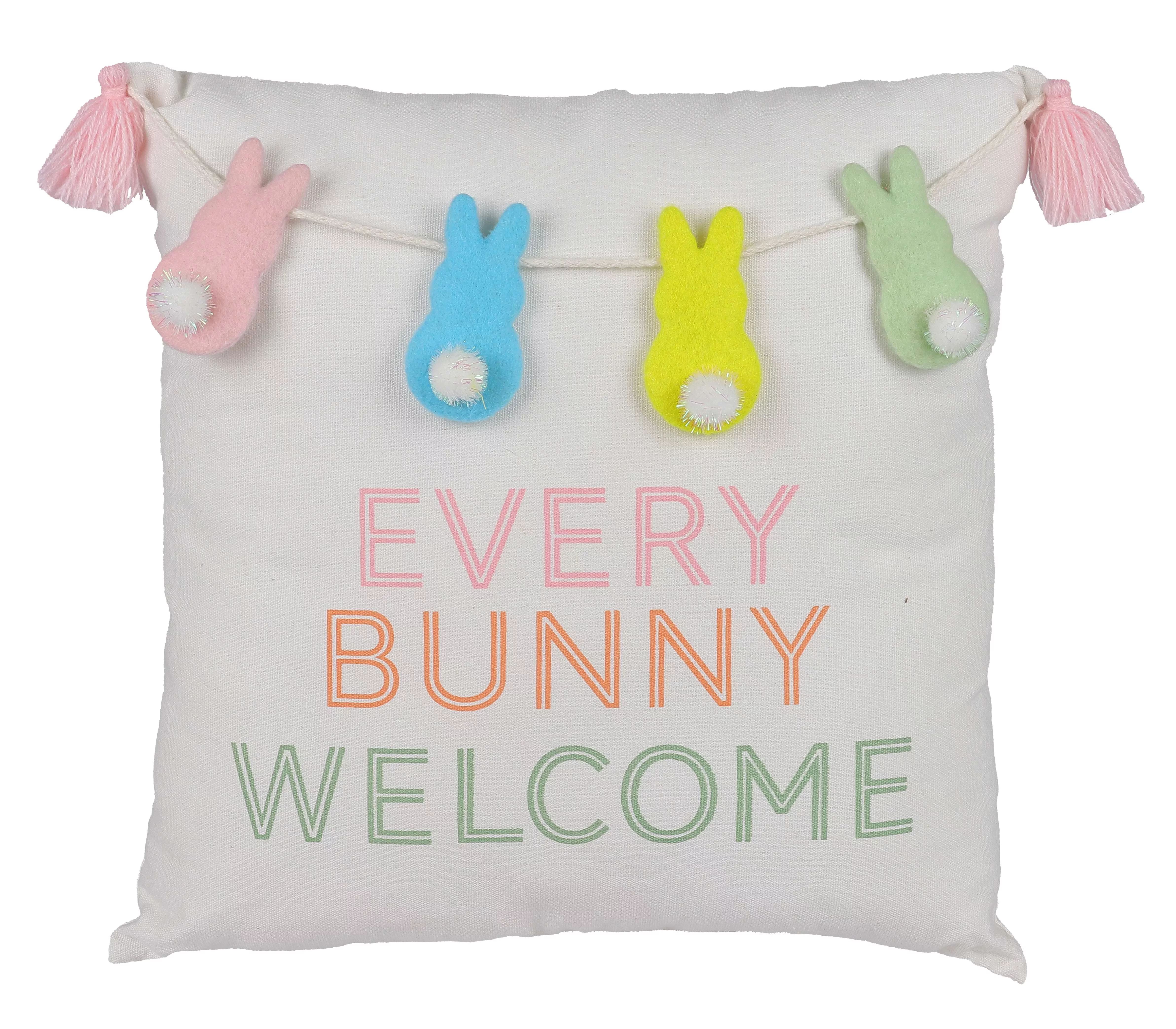Way To Celebrate Easter Every Bunny Welcome Pillow | Walmart (US)