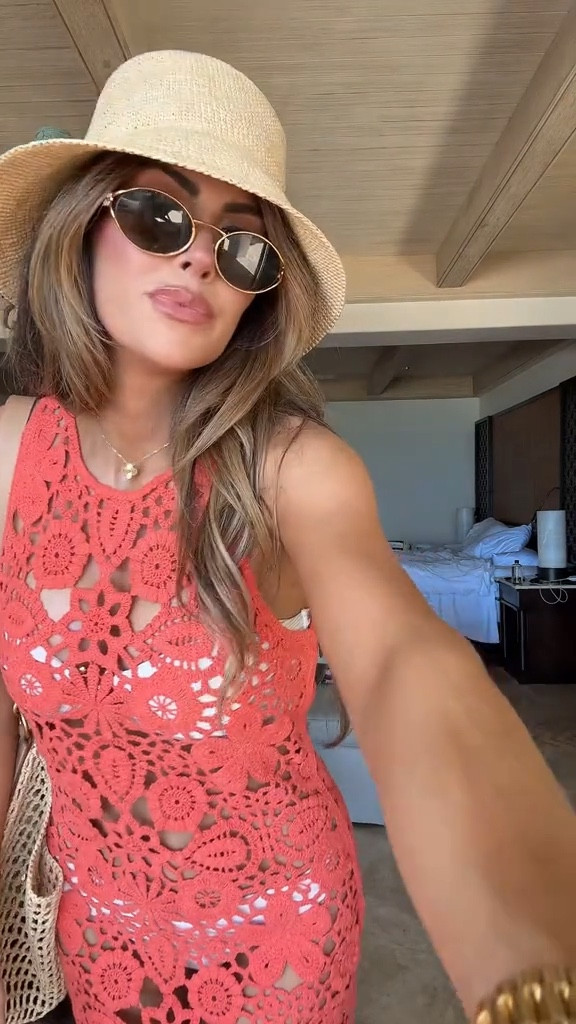 Beach vacay OOTD! The way I feel when I find a good designer inspired piece 😘 Wearing a size small in this coverup and a medium in the swimsuit!

Summer outfits, Summer outfit inspo, Europe summer outfits, Vacation outfits, Sunglasses, Sunglass roundup, Beach bag, Emily Ann Gemma

#LTKTravel #LTKStyleTip #LTKSwim