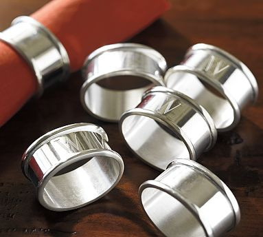 Maxfield Napkin Rings - Set of 4 | Pottery Barn (US)